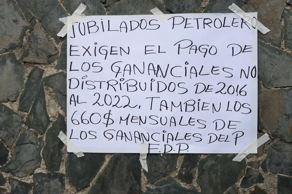 Cinco jubilados de Pdvsa se declaran en huelga de hambre