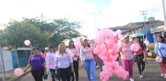 Caminata rosa en El Tigre