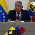 Elvis Amoroso, presidente del CNE