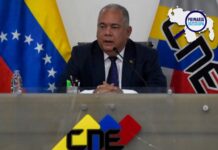Elvis Amoroso, presidente del CNE