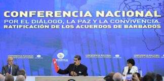 Maduro: “nuestras manos abiertas para el diálogo y el entendimiento” Maduro en Conferencia por el diálogo