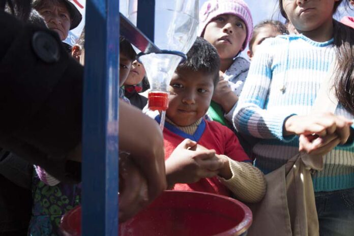 sequía en Bolivia afecta a niños y niñas