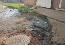 Aguas servidas en Arismendi, Maracaibo