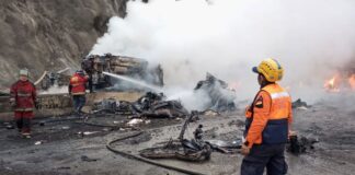 Accidente en la autopista Petare-Guarenas