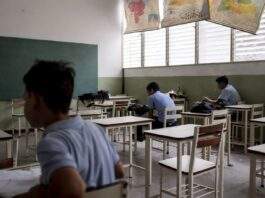 Sin agua y sin pupitres: así están las escuelas públicas