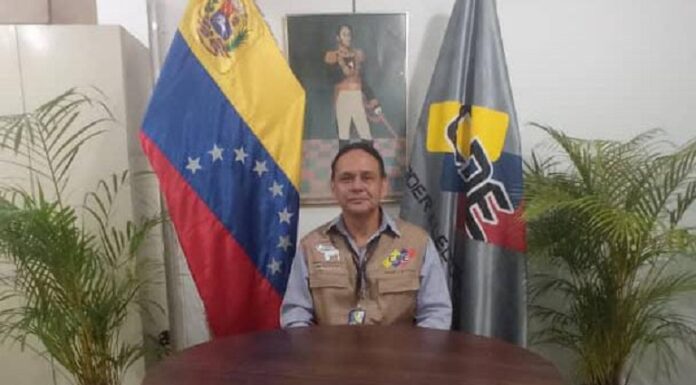 Ronald López, director regional del CNE Carabobo
