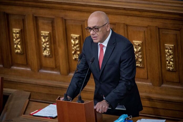 Jorge Rodríguez en la Asamblea Nacional pide retomar la ley de fiscalización de las ONG