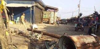 Fuertes vientos tumban postes, guayas y transformadores en la Guajira