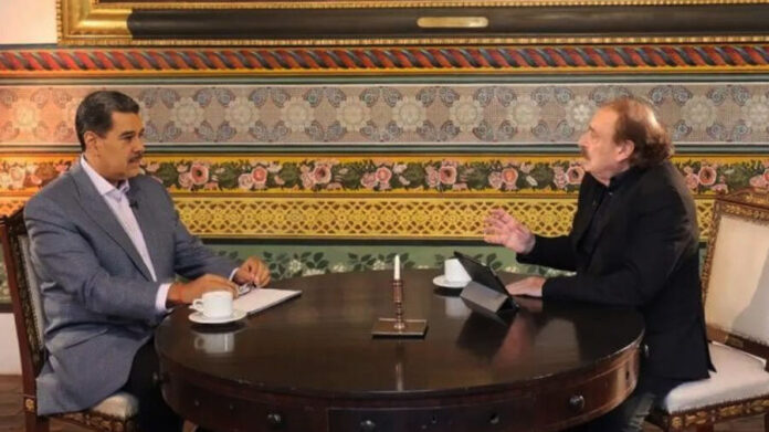 presidente nicolás maduro presidente nicolás maduro con Ramonet