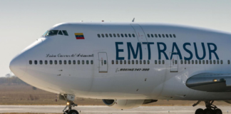 Avión de Emtrasur