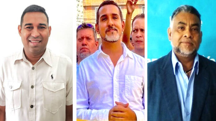 Los tres dirigentes detenidos de Vente Venezuela