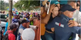 agresión contra la militancia de Vente Venezuela