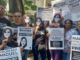 activistas protestaron por Rocío San Miguel