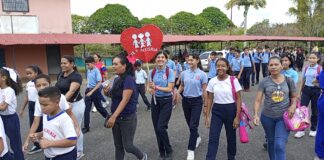 Estudiantes de los centros educativos celebran el 69 aniversario de Fe y Alegría en Maturín