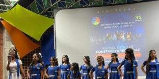 Inicia el XV Encuentro de Constructores de Paz Presentación musical en el XV encuentro de Constructores de Paz