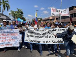 Marcha por el Día del Trabajador en Ciudad Guayana
