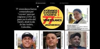los 77 venezolanos desaparecidos