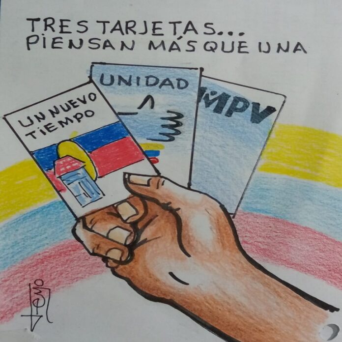 Tres tarjetas MUD