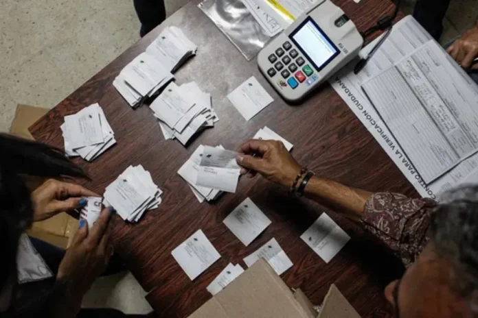 Mesas de votación