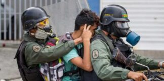 jóvenes detenidos en Venezuela