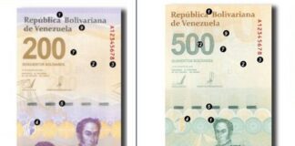 Nuevos billletes del cono monetario en Venezuela