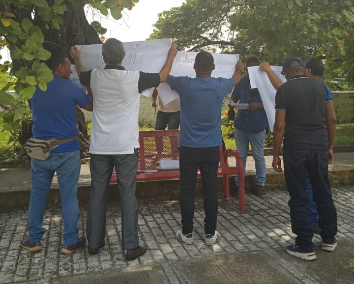Manifestación el enjambre en San Fernando