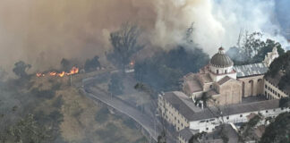 en quito ecuador incendios forestales
