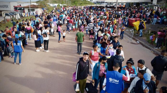migrantes venezolanos - OIM