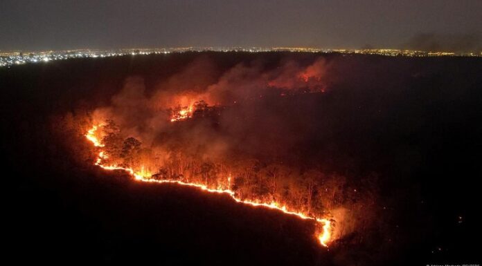 Incendios forestales en Bolivia