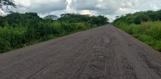 Carreteras en mal estado en el país