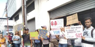 Pacientes renales protestas en Barquisimeto
