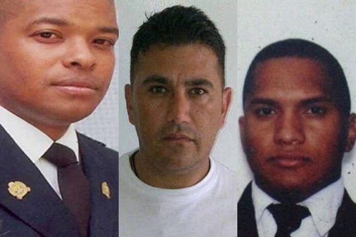 Héctor Rovaín, Erasmo Bolívar y Luis Molina, policías metropolitanos condenados