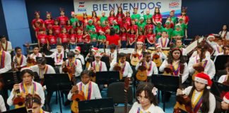 Integrantes del centro de Formación Musical de Avanzada.