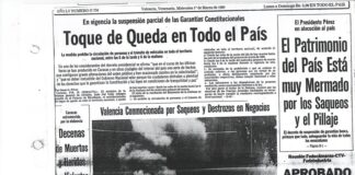 El Caracazo, estallido social