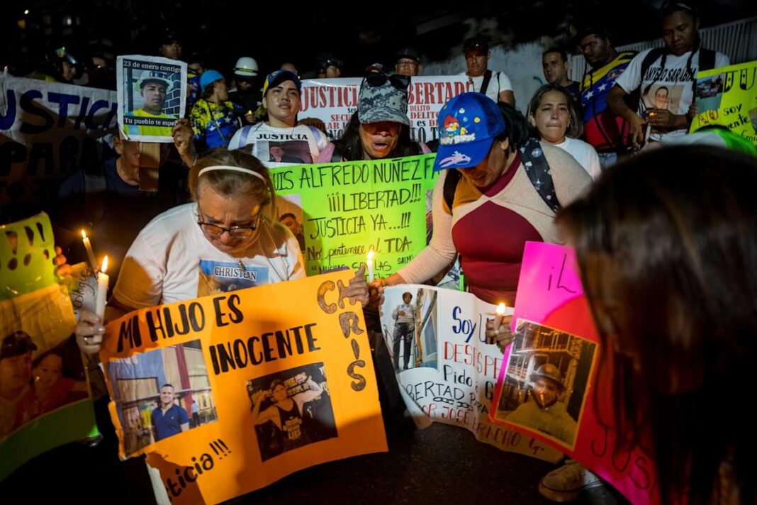 Venezolanos presos