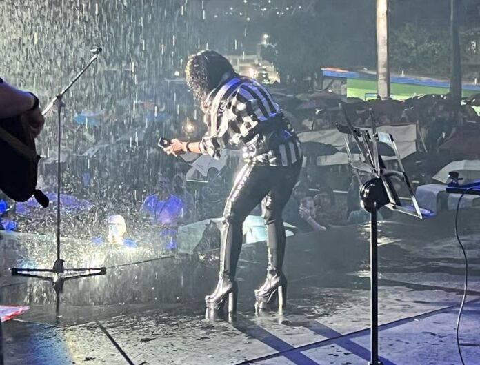 Karina bajo la lluvia (1)