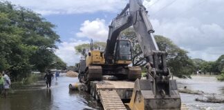 Cerrarán paso entre La Negra y San Fernando para ejecutar trabajos en la vía Maquinaria que se utilizará para la reparación