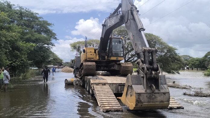 Maquinaria que se utilizará para la reparación