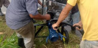Hidrollanos instala bomba de achiques para el drenaje de aguas