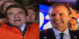Rodrigo Paz y Tuto Quiroga irán a segunda vuelta presidencial en Bolivia