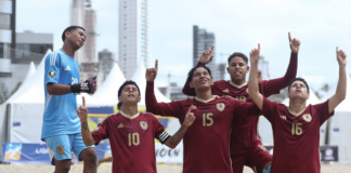 La selección juvenil sub-20 terminó de manera invicta la Liga Evolución 2025 de fútbol playa.