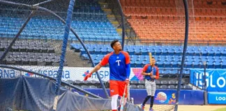 Tiburones de La Guaira anuncia la incorporación de dos grandesligas Ronald Acuña Jr. ya estaba entrenando con los Tiburones de La Guaira.
