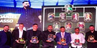 UCV FC acapara los premios en la gala anual de la Liga FutVE