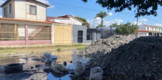 Socavamiento en la carrera 25 con calle 56