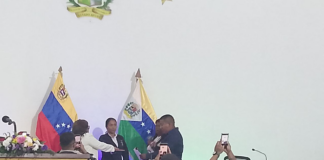 Juramentación de la presidenta del Consejo Legislativo Apure