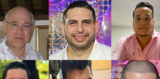 Algunos de los periodistas excarcelados este 14E