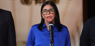 Delcy Rodríguez anunció plan de ahorro de energía Presidenta encargada, Delcy Rodríguez