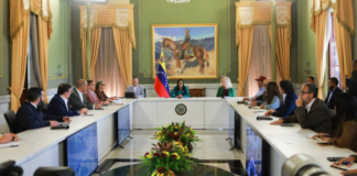 Delcy Rodríguez instala programa por la convivencia democrática Delcy Rodríguez, presidenta encargada