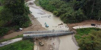 Gobierno nacional estima restablecer en dos semanas el paso entre Mérida y Táchira por el puente Guaruríes