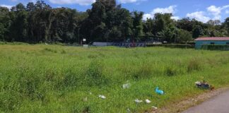 Denuncian abandono de un espacio deportivo en Los Cocos de Tucupita